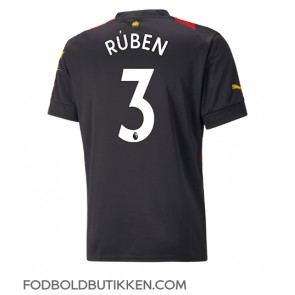Manchester City Ruben Dias #3 Udebanetrøje 2022-23 Kortærmet
